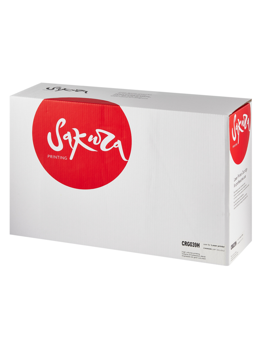 Картридж Sakura 039H (0288C001) для Canon LBP-351/ LBP-352, черный, 25000 к.