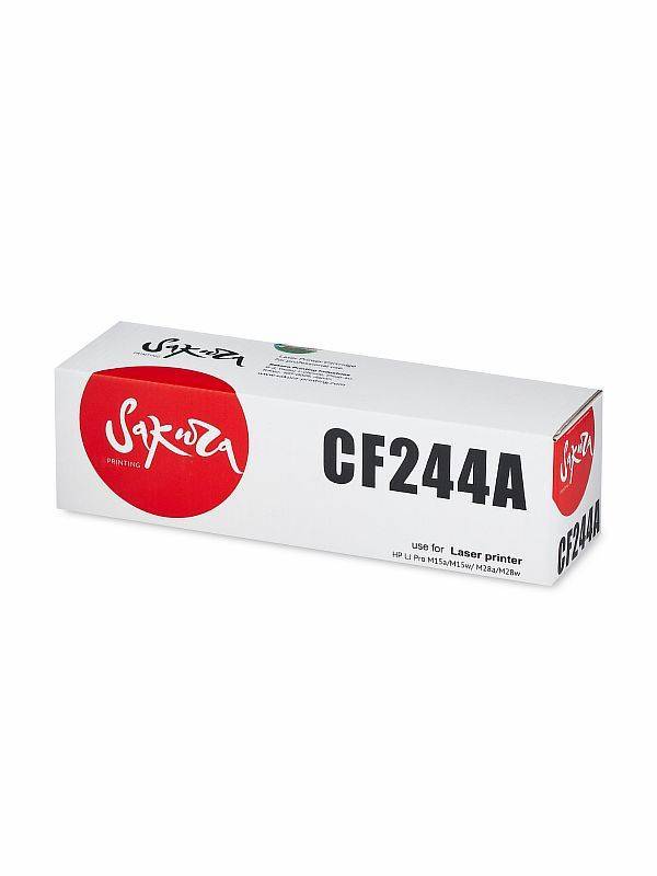 Картридж Sakura CF244A (44A) для HP 44A/CF244A, черный, 1000 к.