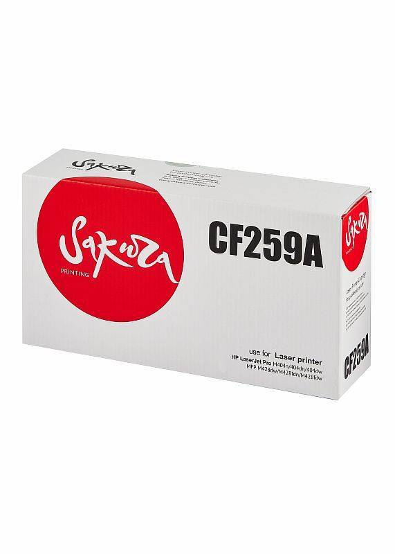 Картридж Sakura CF259A (59A) для HP LJ M304/M404/M430/MFPM428, черный, 3000 к.