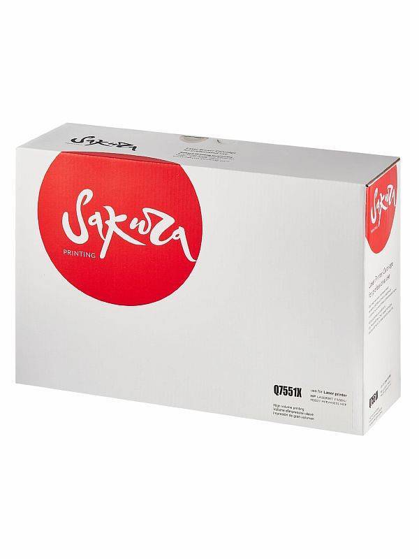 Картридж Sakura Q7551X (51X) для HP M3027xMFP/M3035MFP/M3035xsMFP/P3005/P3005n/P3005d/P3005dn/3005x/M3027MFP, черный, 13000 к.