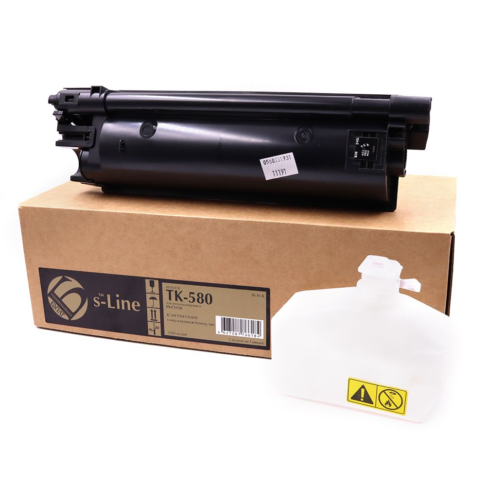 Тонер-картридж Kyocera FS-C5150/ECOSYS P6021 TK-580 (3.5k) Black e-Line