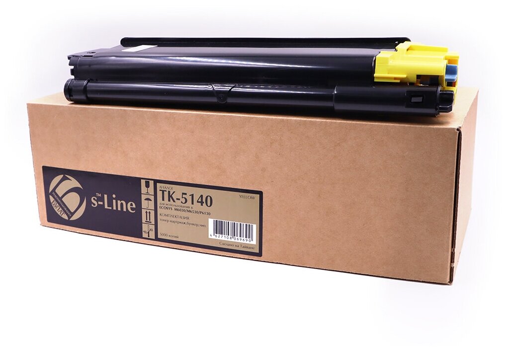 Тонер-картридж Kyocera ECOSYS M6030 TK-5140 (5k) Yellow e-Line
